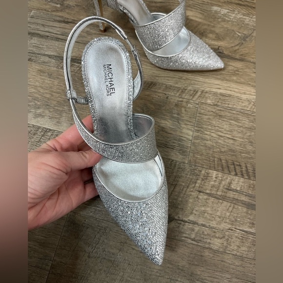 NEW Michael Michael Kors Juliet Pointed Slingback Pumps - Picture 4 of 14